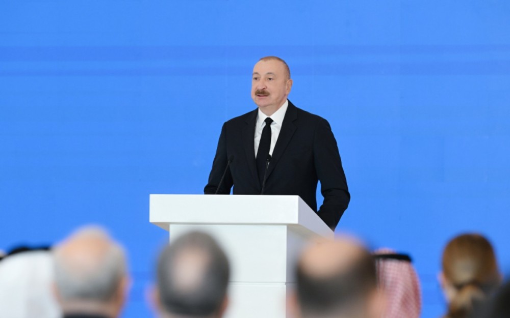 Prezident açılışda çıxış etdi -Tam mətn (FOTOLAR/YENİLƏNİB)